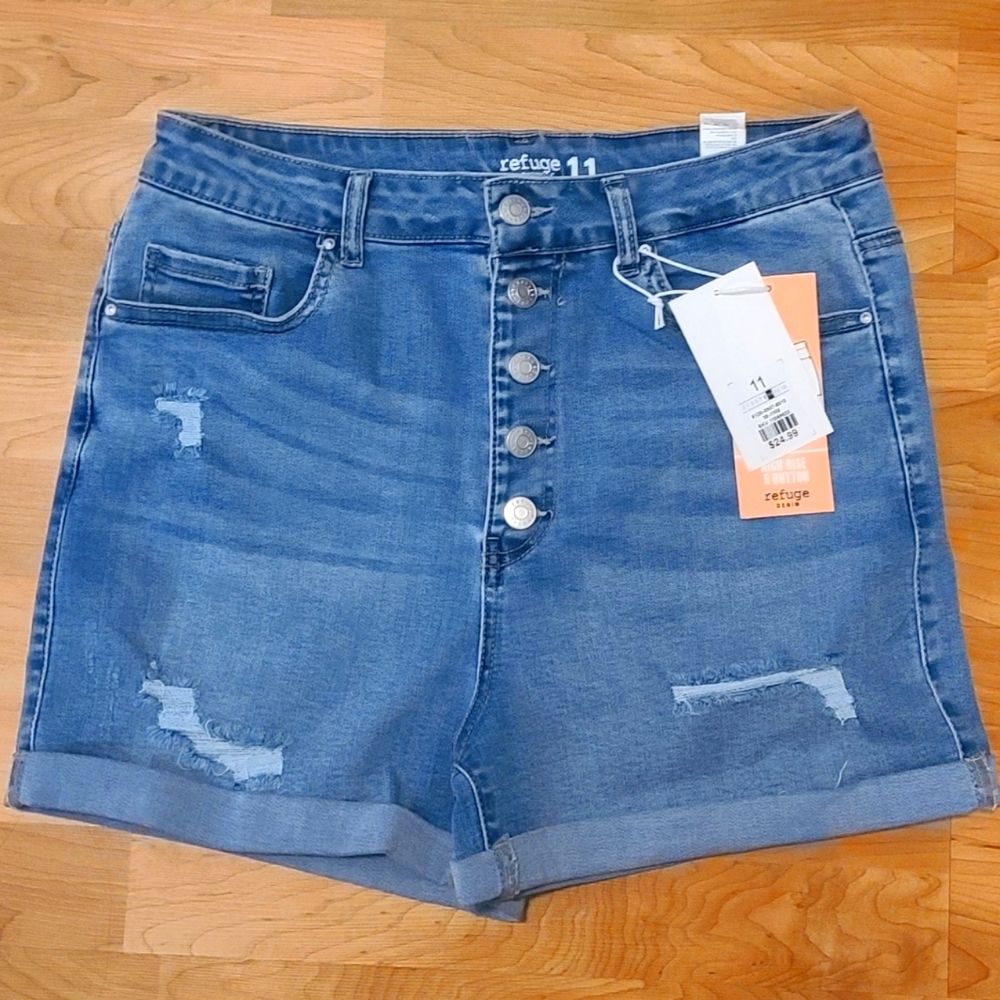 High waist Jean shorts